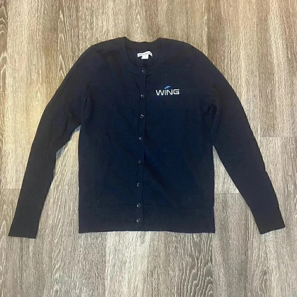 Womens Amazon Essentials "WING" Black Cardigan - S - Picture 1 of 4